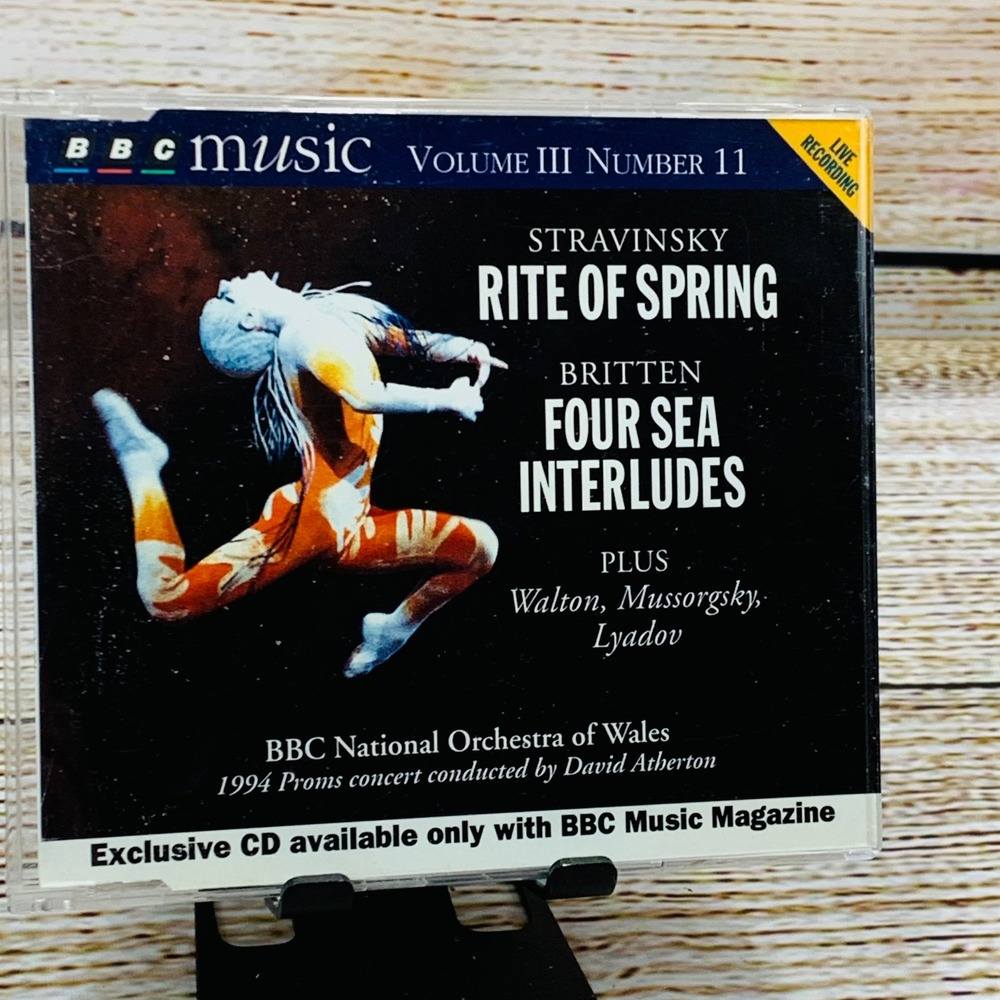 Stravinsky - Rite of Spring Britten Four Sea Interludes‎ [1995 CD Slim BBC Music